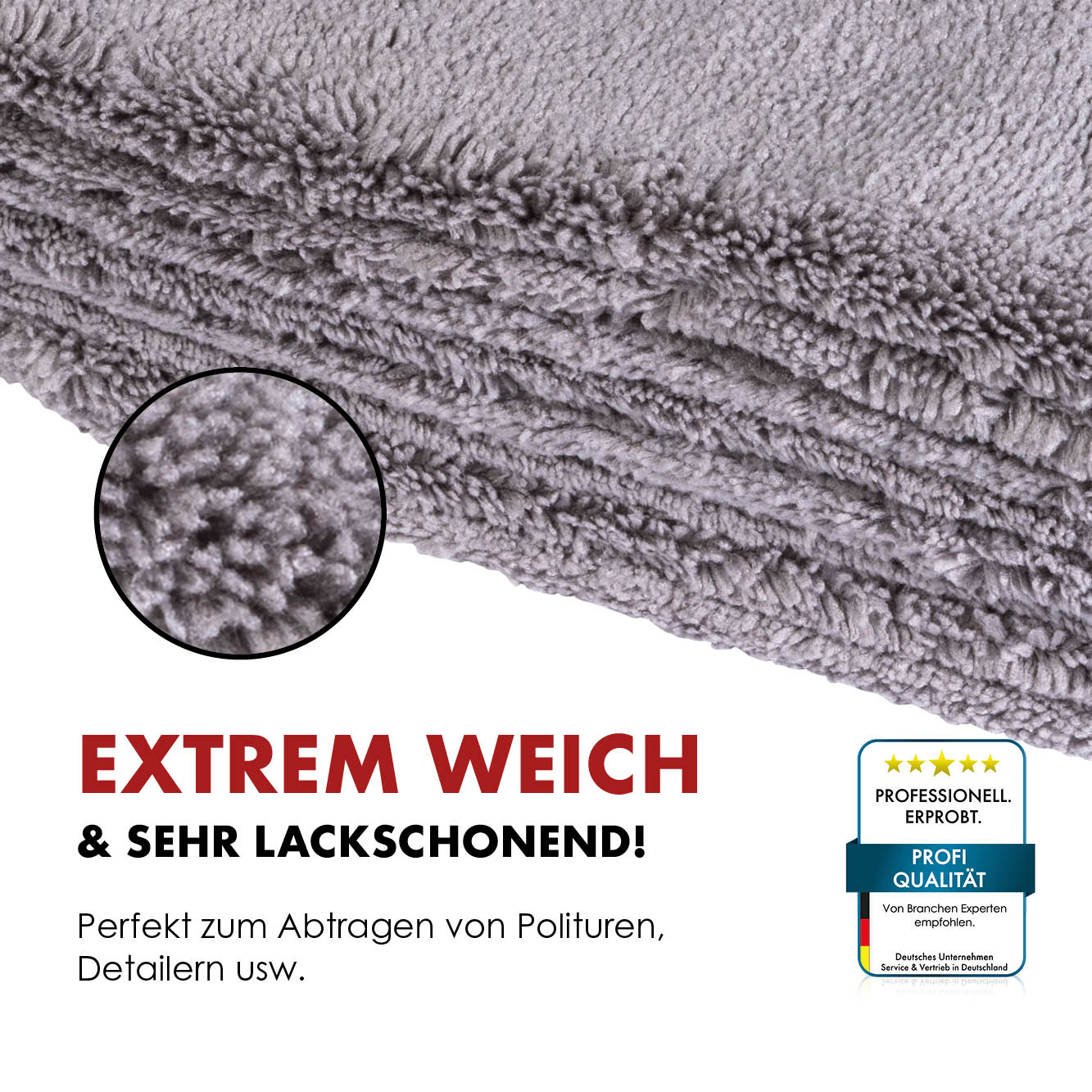 politur abwischen mit text