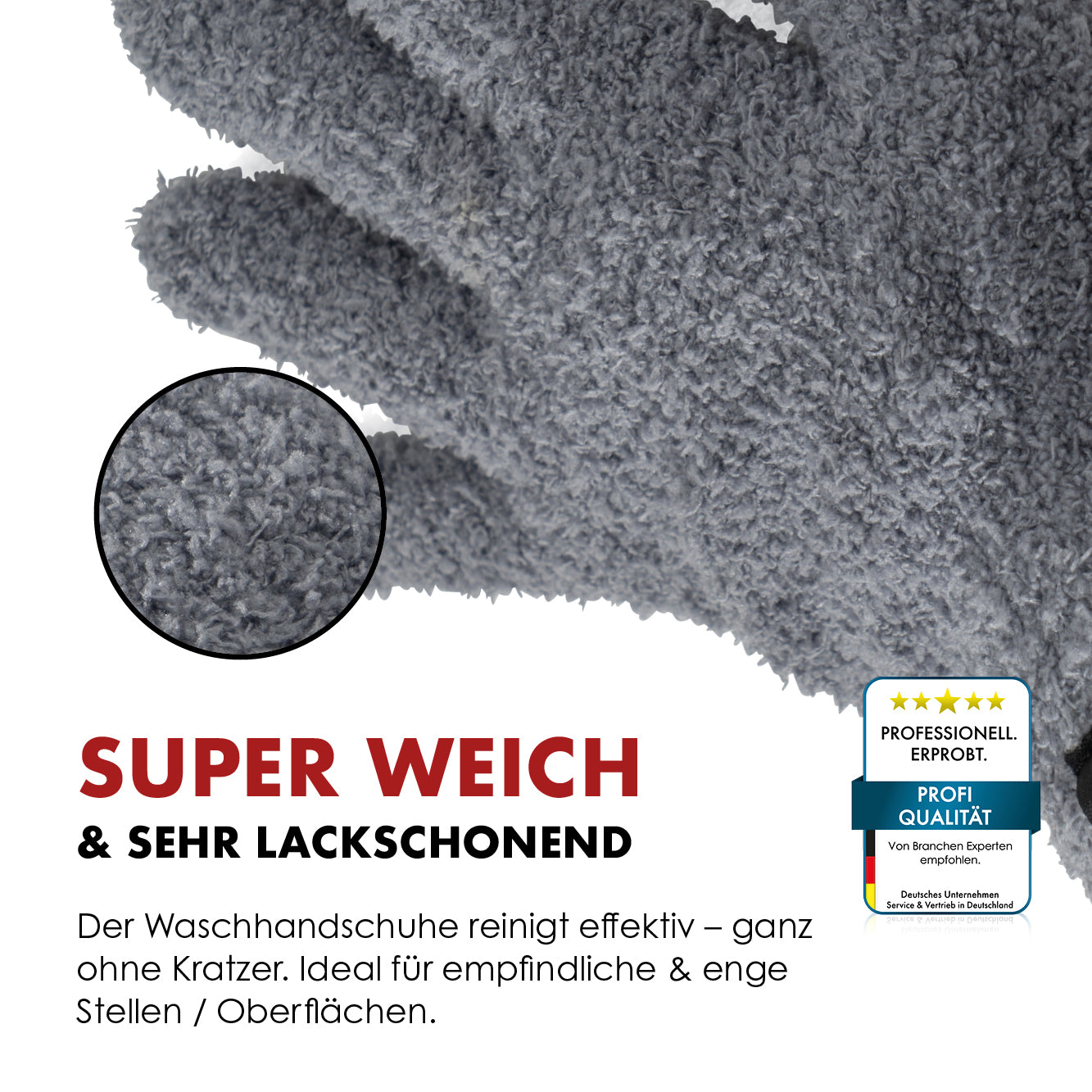 FingerFit bilvaskehansker (1 par)