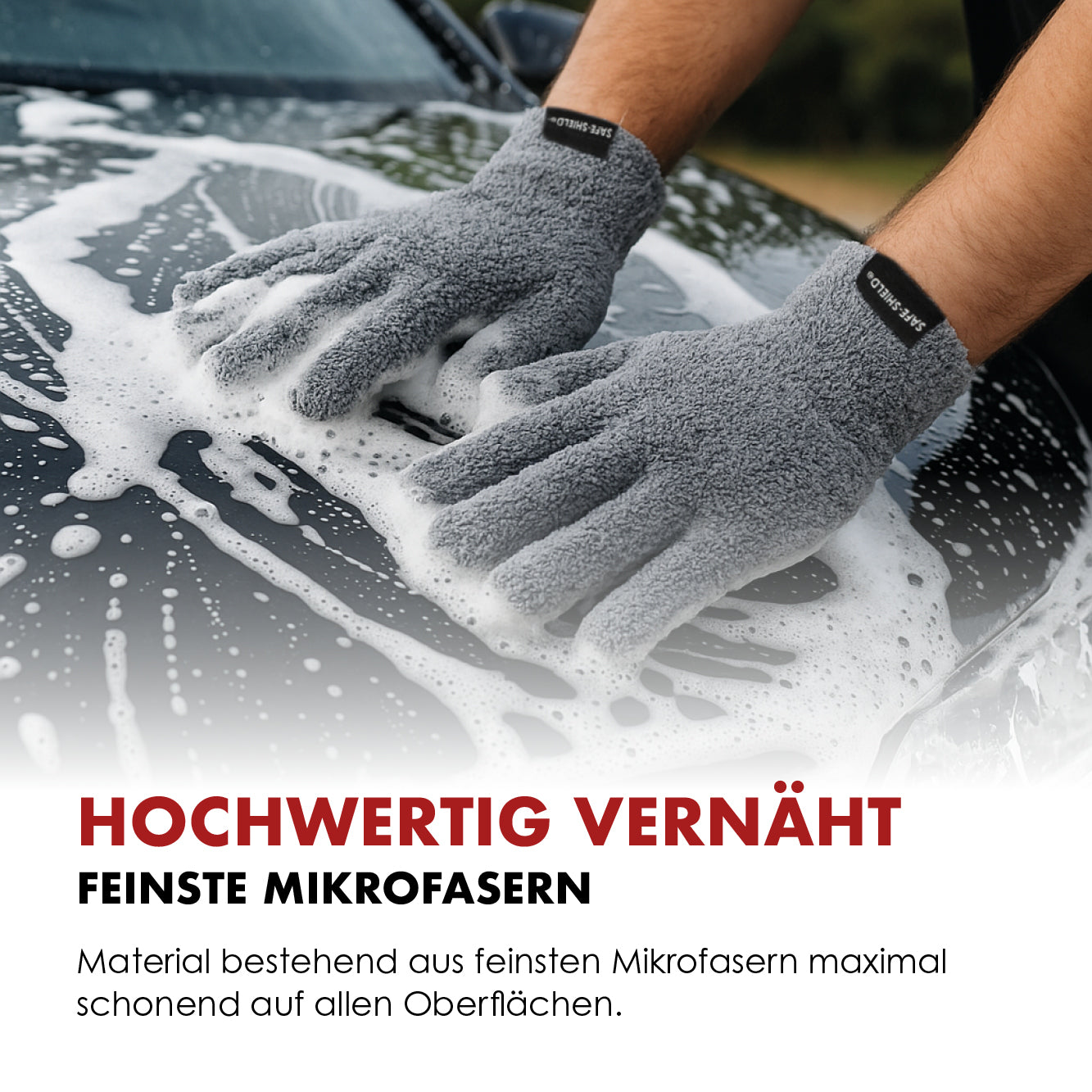 FingerFit bilvaskehansker (1 par)