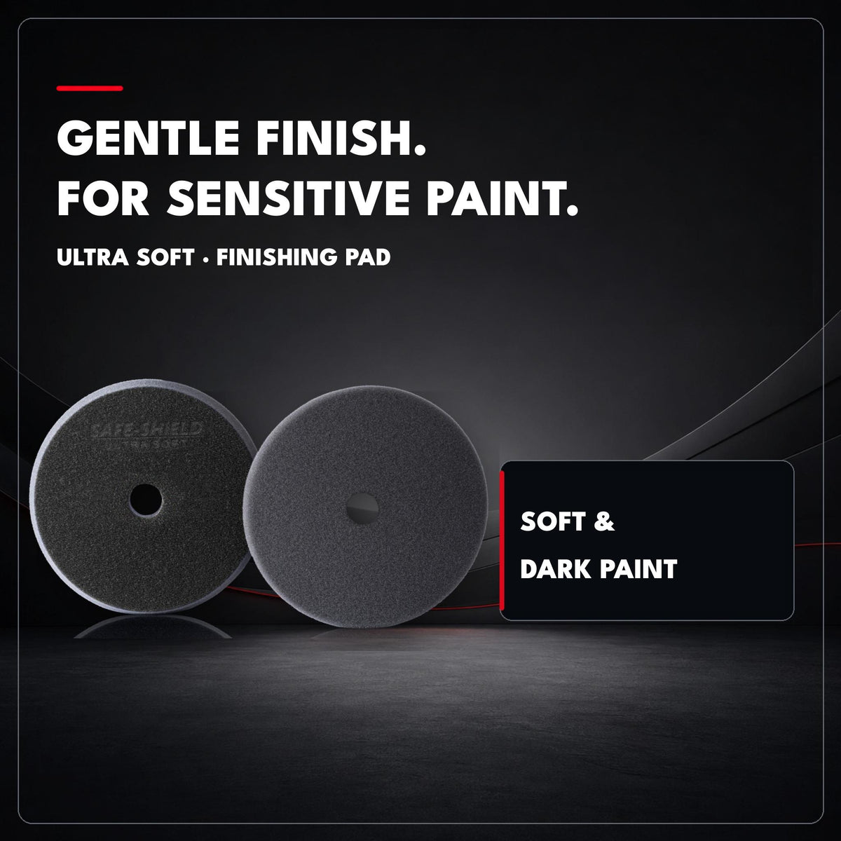 
Disco de acabado Ultra Soft para pinturas sensibles, blandas y oscuras.