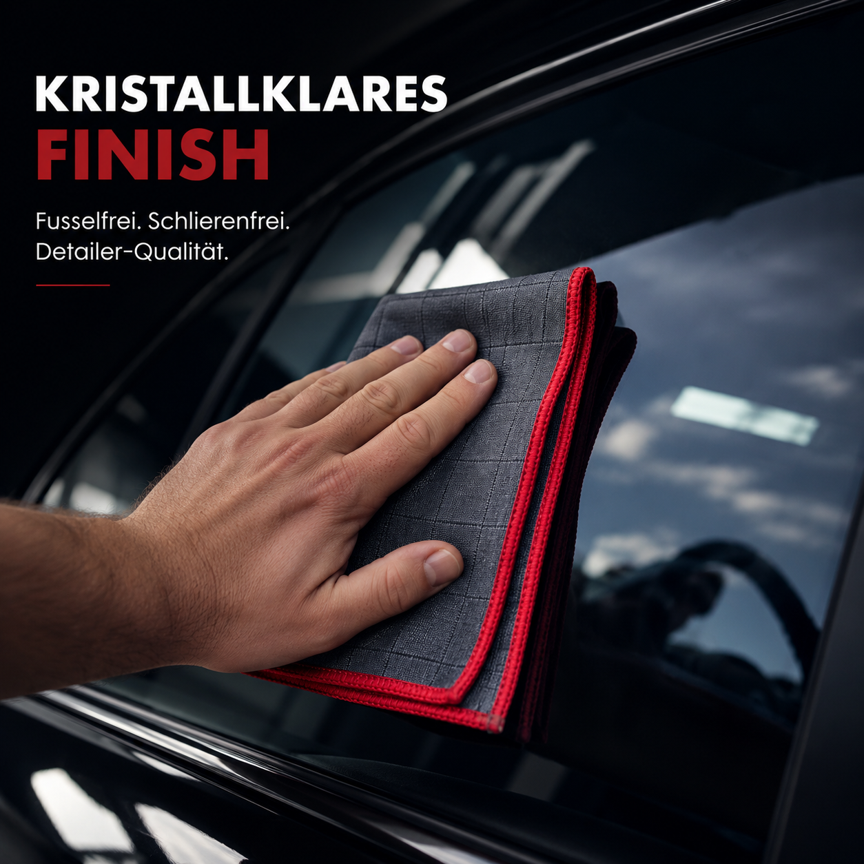 Glas Carbon Mikrofasertuch