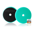 Pad de polissage vert Safe-Shield Max Cut, avec sa face en mousse et sa face auto-agrippante.