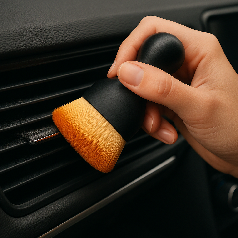 Ultra Soft interior brush at an air vent