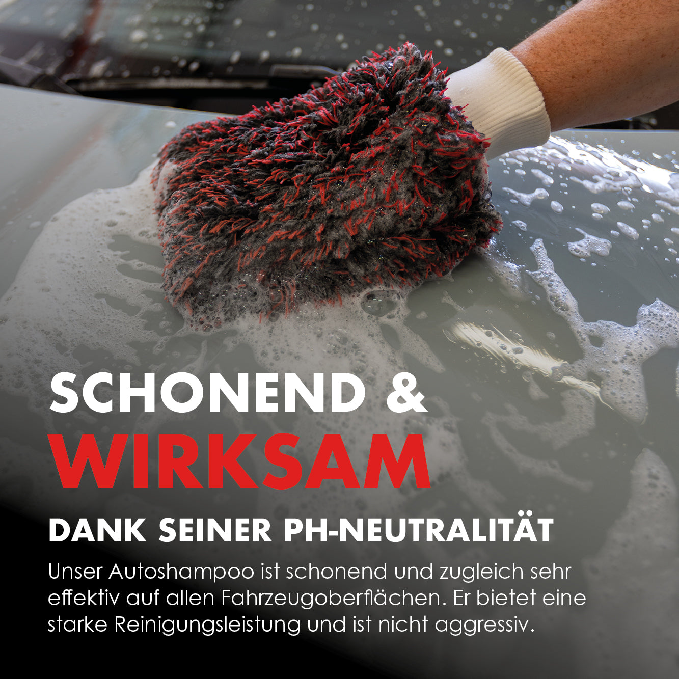 shampoo im einsatz