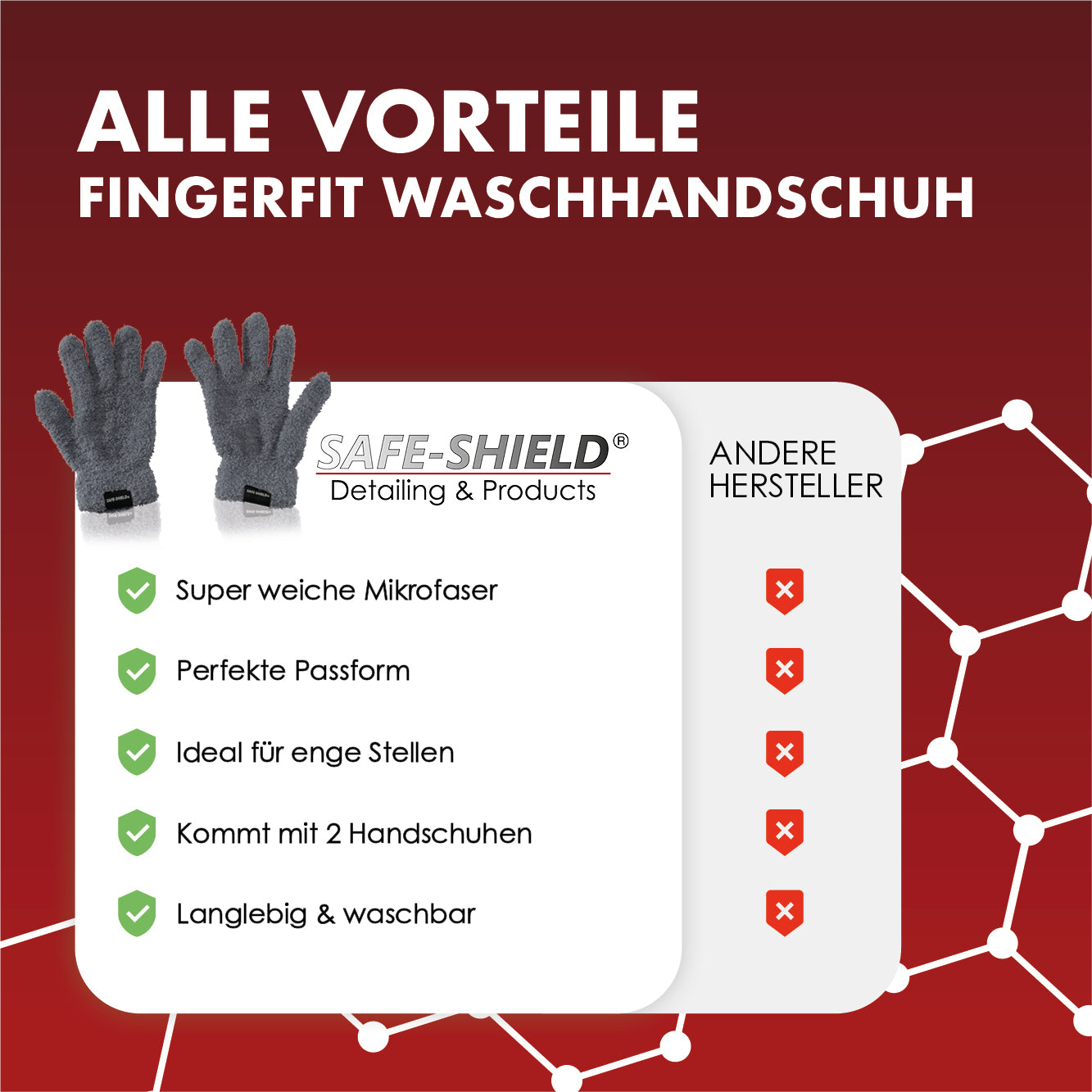 vorteile der handschuhe nochmal erklärt