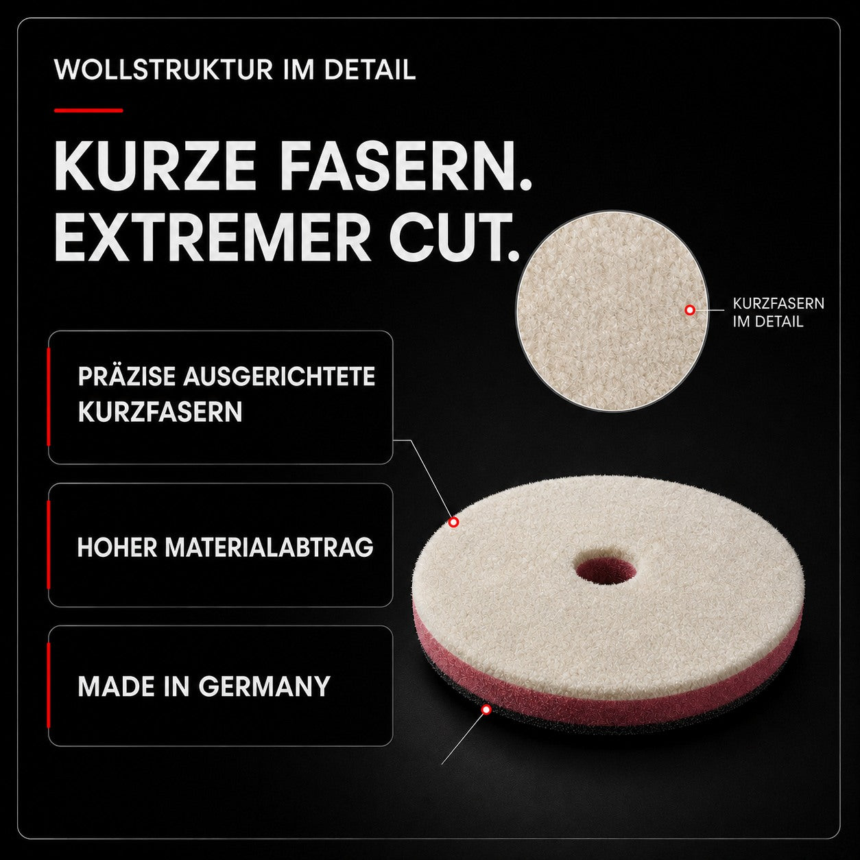 Wool Pad Cutting polerpude