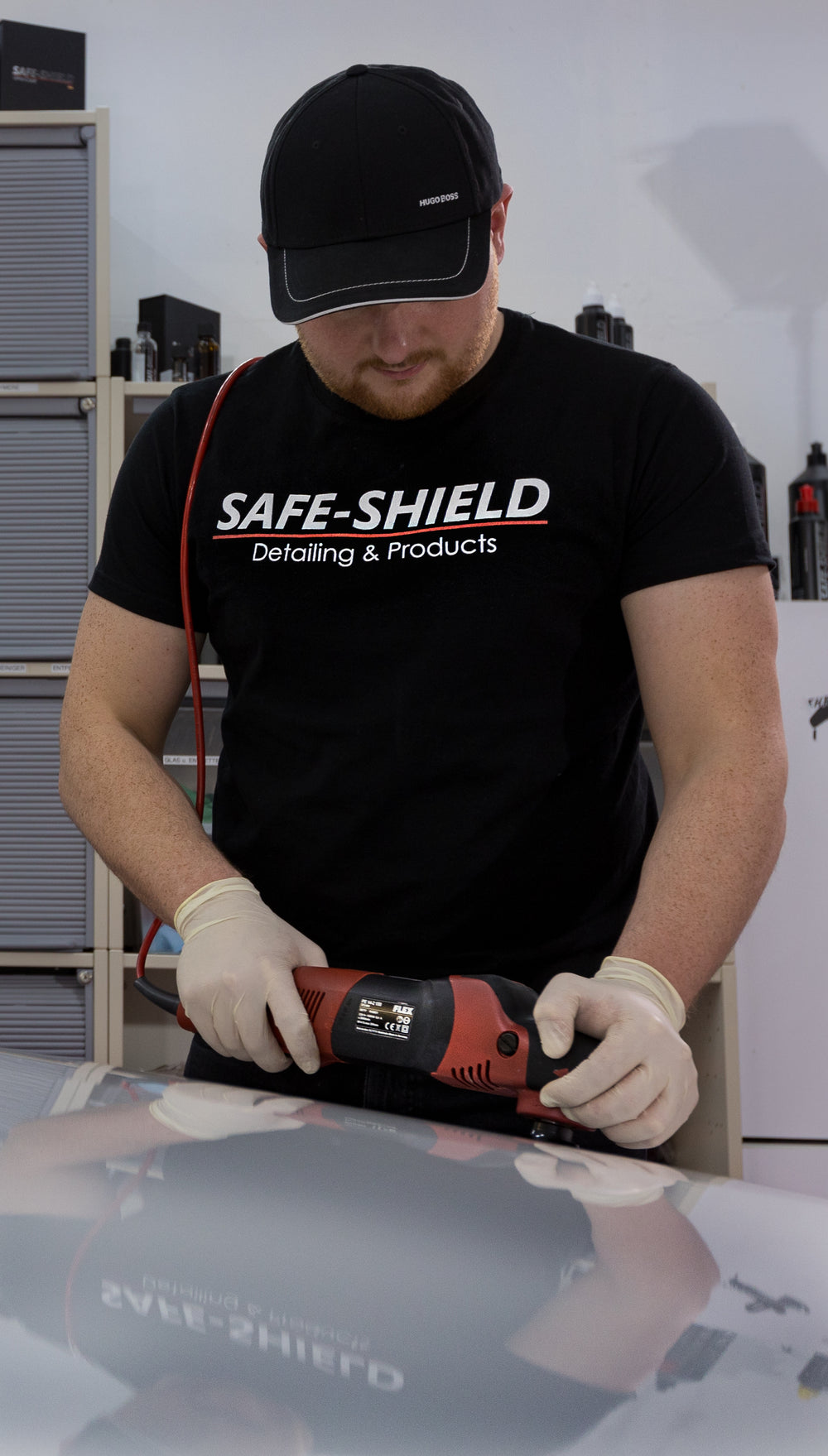 Safe-Shield T-shirt in the original brand design